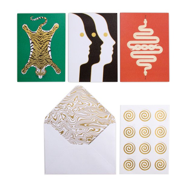 Jonathan Adler Atlas & Animals Boxed Notecards